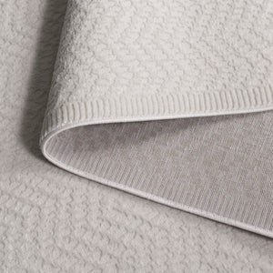 Safavieh Saylor Contemporary Area Rug In Elegant Ivory - 8x10 Plush Design For Modern Home Decor Enhancements Ivory 70% Polypropylene,30% Polyester Shrink Say126a-4