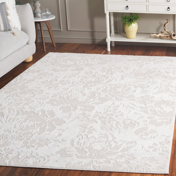 Safavieh Saylor Plush Area Rug – Elegant Ivory Design For Modern Home Decor, Soft Comfort & Style Upgrade Ivory 70% Polypropylene,30% Polyester Shrink Say128a-5