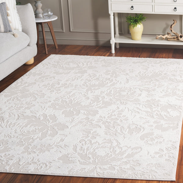 Safavieh Saylor Ivory 10X14 Area Rug — Turkish-Made Low-Profile Country Floral, Durable Jute Blend Comfort SAY128A-10