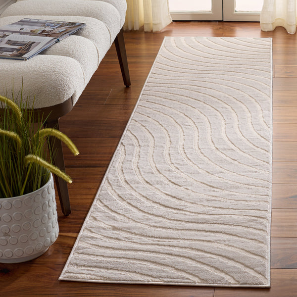 Safavieh Saylor Ivory 2X8 Runner Rug – Turkish Power-Loomed, Low-Profile 0.5" Pile, Durable Stain-Resistant Elegance SAY134A-28