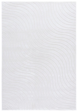 Safavieh Saylor Elegant Area Rug - Contemporary Medium Rectangle Design For Modern Minimalist Spaces Ivory 58% Polypropylene  30% Jute  12 % Polyester Say134a-5