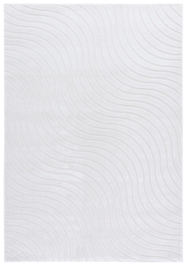Safavieh Saylor Elegant Area Rug - Contemporary Medium Rectangle Design For Modern Minimalist Spaces Ivory 58% Polypropylene  30% Jute  12 % Polyester Say134a-5