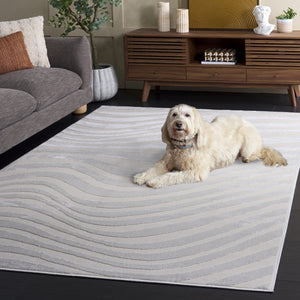 Safavieh Saylor Elegant Ivory Area Rug — Low-Profile, Durable Power-Loomed Design For Contemporary Homes 5'-5" x 7'-7" SAY136A-5