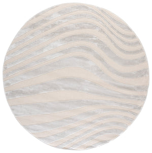 Safavieh Saylor Ivory Area Rug — Modern Low-Profile Power-Loomed Square Rug, Soft Durable Neutral Texture 6'-3" x 6'-3" SAY136A-6SQ