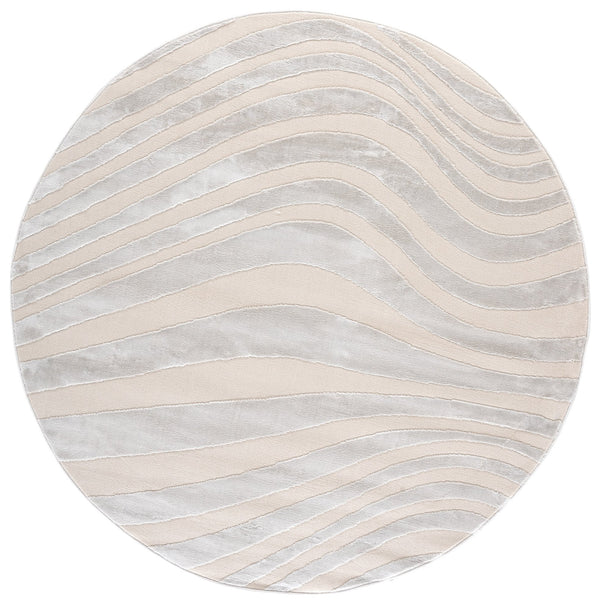 Safavieh Saylor Ivory Area Rug — Modern Low-Profile Power-Loomed Square Rug, Soft Durable Neutral Texture 6'-3" x 6'-3" SAY136A-6SQ