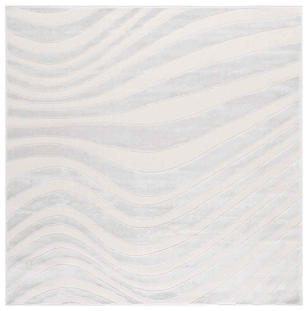 Safavieh Saylor Ivory Round Rug — Minimalist Power‑Loomed Design, Low‑Pile Durable Blend, Stain‑Resistant Elegance 6'-3" x 6'-3" SAY136A-6R