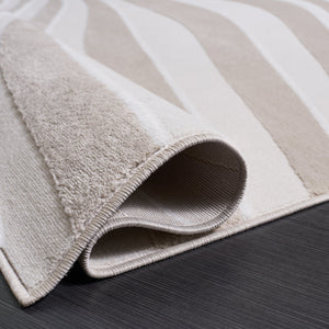 Safavieh Saylor Neutral Beige White Ivory Runner 2X8 Ft — Low-Profile 0.5" Pile, Durable Power-Loomed, Stain-Resistant SAY136B-28