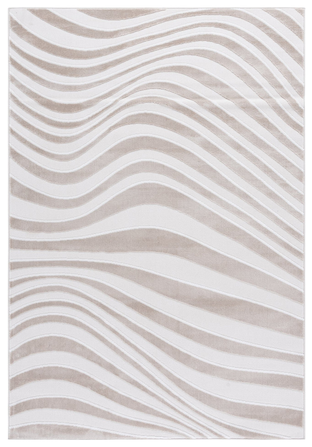 Safavieh Saylor Elegant Contemporary Area Rug - Cozy Neutral Tones For Stylish Home Décor Enhancement Beige White ,Ivory 58% Polypropylene  30% Jute  12 % Polyester Say136b-5