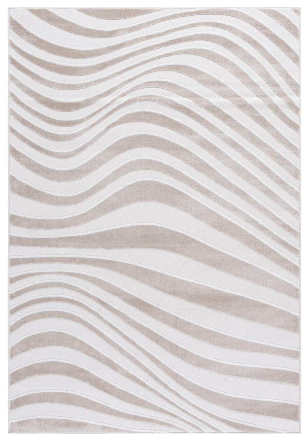 Safavieh Saylor Contemporary Area Rug - Elegant Softness For Living Room Or Bedroom, Power Loomed In Turkey Beige White ,Ivory 58% Polypropylene  30% Jute  12 % Polyester Say136b-9