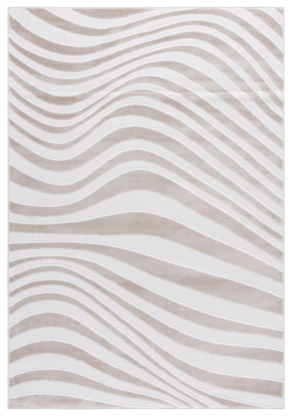 Safavieh Saylor Neutral Beige White Ivory Runner 2X8 Ft — Low-Profile 0.5" Pile, Durable Power-Loomed, Stain-Resistant SAY136B-28
