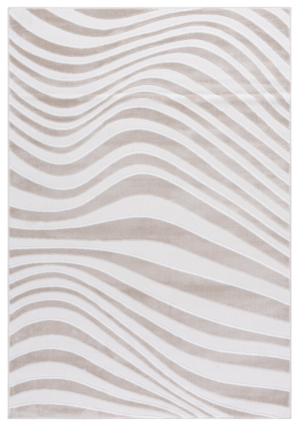 Safavieh Saylor Neutral Beige White Ivory Runner 2X8 Ft — Low-Profile 0.5" Pile, Durable Power-Loomed, Stain-Resistant SAY136B-28