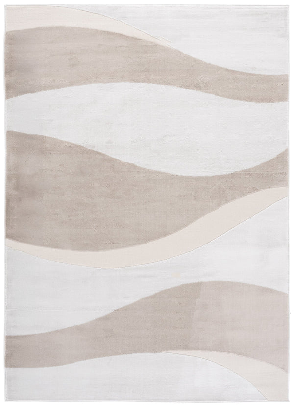 Safavieh Saylor Soft Beige And Ivory Area Rug — Low-Profile Contemporary Power-Loomed Turkish Design, Durable Comfort 4'-0" x 6'-0" SAY138B-4