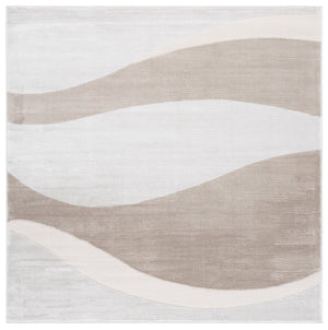 Safavieh Saylor Soft Beige And Ivory Area Rug — Low-Profile Contemporary Power-Loomed Turkish Design, Durable Comfort 4'-0" x 6'-0" SAY138B-4