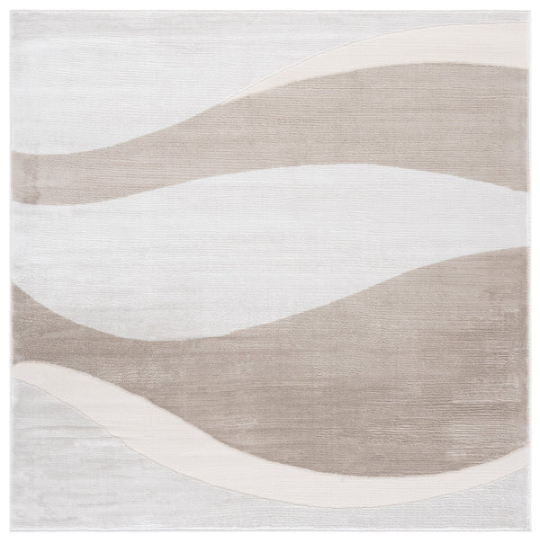 Safavieh Saylor Soft Beige And Ivory Area Rug — Low-Profile Contemporary Power-Loomed Turkish Design, Durable Comfort 4'-0" x 6'-0" SAY138B-4
