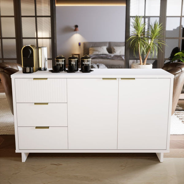 Manhattan Comfort Granville Modern Sideboard White SB-5001