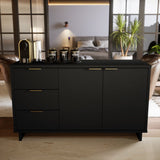 Manhattan Comfort Granville Modern Sideboard Black SB-5002