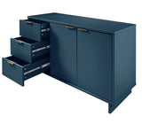 Manhattan Comfort Granville Modern Sideboard Midnight Blue SB-5004