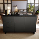 Manhattan Comfort Granville Modern Sideboard Dark Grey SB-5005