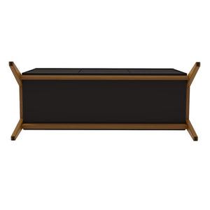 Manhattan Comfort Gales Mid-Century Modern Sideboard Matte Black SB-62676-BK