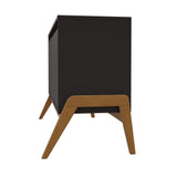 Manhattan Comfort Gales Mid-Century Modern Sideboard Matte Black SB-62676-BK