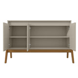 Manhattan Comfort Gales Mid-Century Modern Sideboard Greige SB-62676-OW