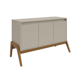 Manhattan Comfort Gales Mid-Century Modern Sideboard Greige SB-62676-OW