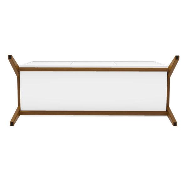 Manhattan Comfort Gales Mid-Century Modern Sideboard Matte White SB-62676-WH