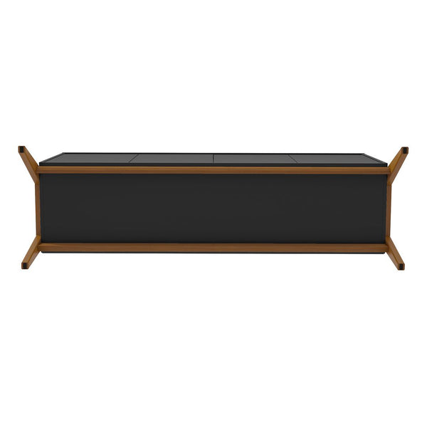 Manhattan Comfort Gales Mid-Century Modern Sideboard Matte Black SB-62722-BK