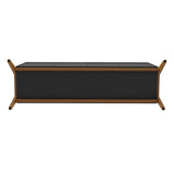 Manhattan Comfort Gales Mid-Century Modern Sideboard Matte Black SB-62722-BK