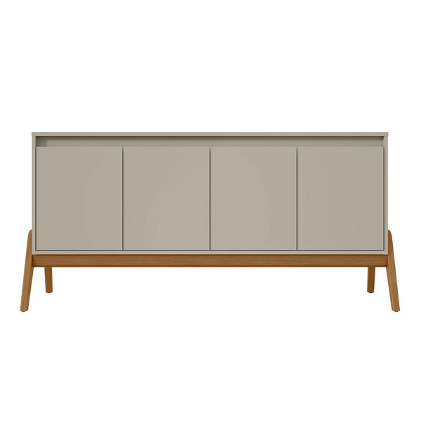 Manhattan Comfort Gales Mid-Century Modern Sideboard Greige SB-62722-OW