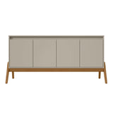 Manhattan Comfort Gales Mid-Century Modern Sideboard Greige SB-62722-OW