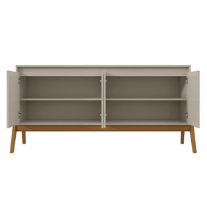 Manhattan Comfort Gales Mid-Century Modern Sideboard Greige SB-62722-OW
