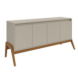 Manhattan Comfort Gales Mid-Century Modern Sideboard Greige SB-62722-OW