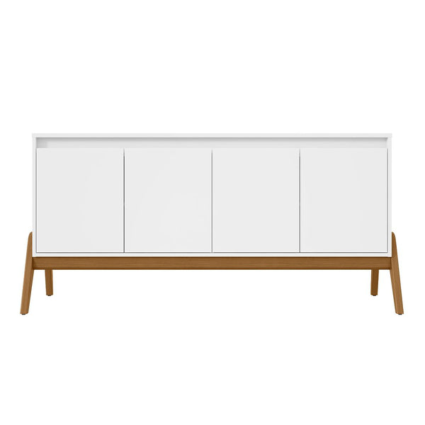 Manhattan Comfort Gales Mid-Century Modern Sideboard Matte White SB-62722-WH