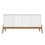 Manhattan Comfort Gales Mid-Century Modern Sideboard Matte White SB-62722-WH