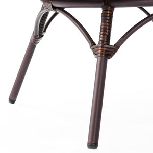 English Elm Zola Oversized Wicker Egg Swivel Lounge Chair with Cushions for Stylish Comfort in Any Space Cream Cushions/Brown Frame SB-C-335-BR-CR-GG