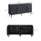 Jodie Sideboard in Charcoal Grey SB001-GY Manhattan Comfort