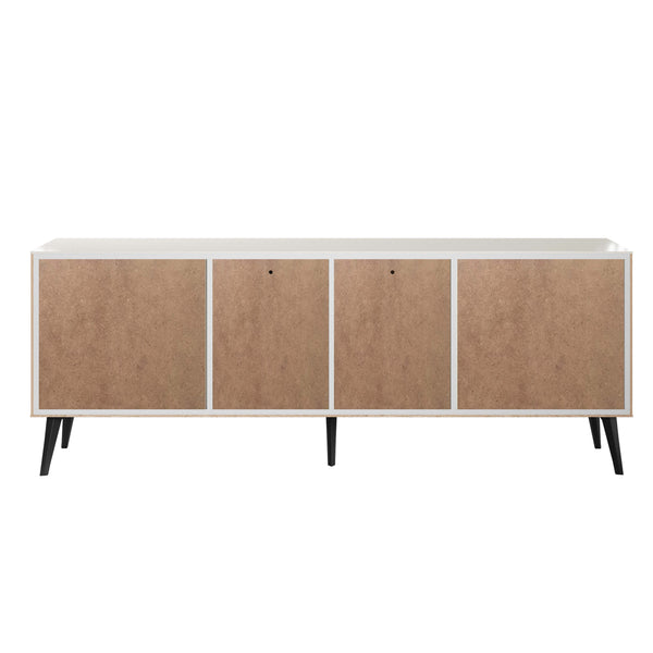 Haley Sideboard 78.7 in Natural & Nude in Natural and Nude SB002-NN Manhattan Comfort