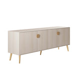 Haley Sideboard 78.7 in White in White SB002-WH Manhattan Comfort