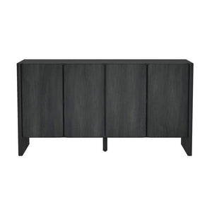 Manhattan Comfort Linda Modern 60" Sideboard - Elevated Storage Solution With Minimalist Design For Stylish Living Spaces Charcoal Grey Mdp Sb008-gy