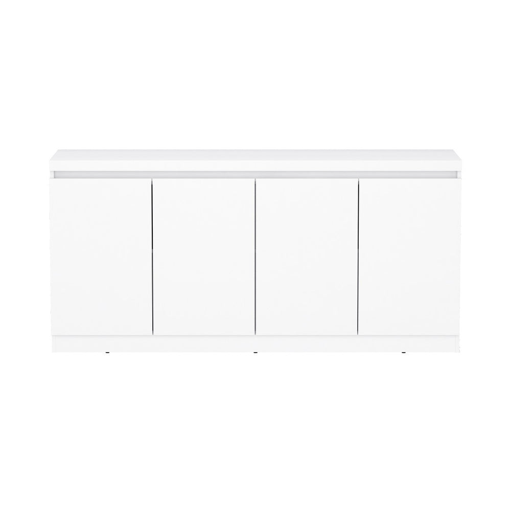 Manhattan Comfort Griffin Modern 62" Sideboard With Soft-close Doors And Spacious Shelving For Effortless Organization White Mdp Sb1006-wh