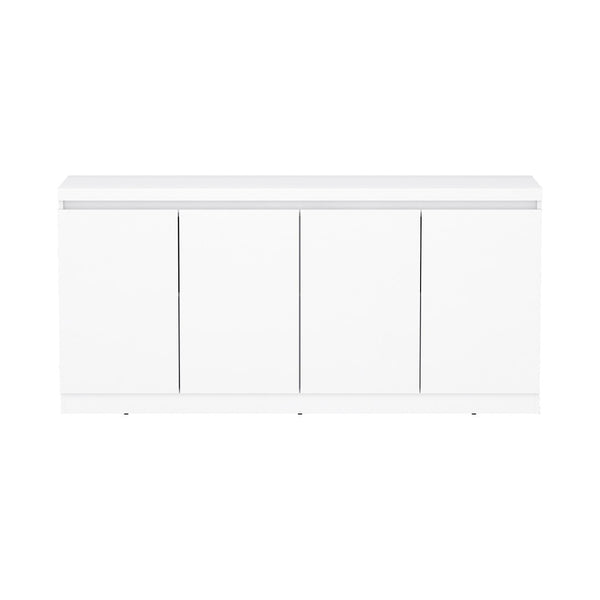 Manhattan Comfort Griffin Modern 62" Sideboard With Soft-close Doors And Spacious Shelving For Effortless Organization White Mdp Sb1006-wh