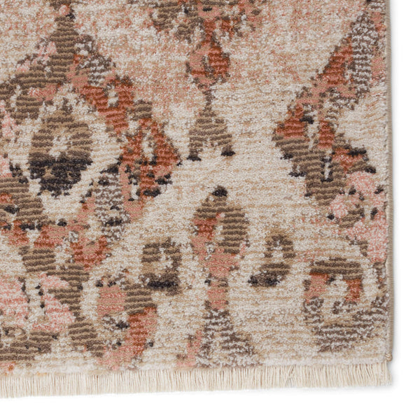 Jaipur Living Nikki Chu Sanaa Ikat Runner Rug Distressed African Motif Fringe Hallway Accent Tan 2'6"X8' RUG151381