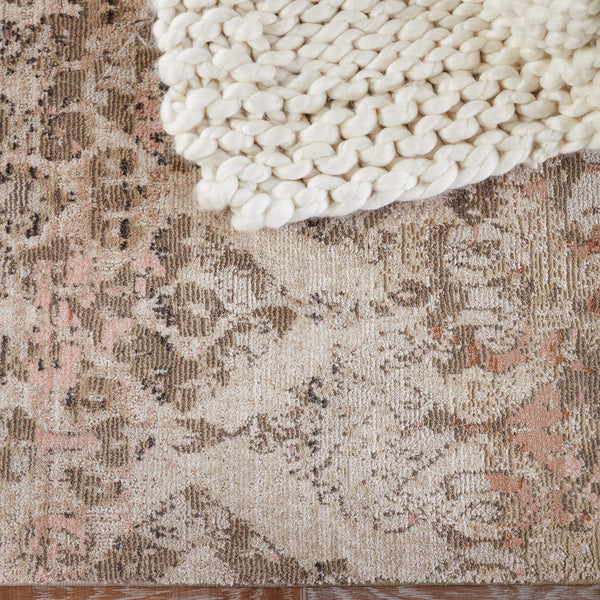 Jaipur Living Nikki Chu Sanaa Ikat Runner Rug Distressed African Motif Fringe Hallway Accent Tan 2'6"X8' RUG151381