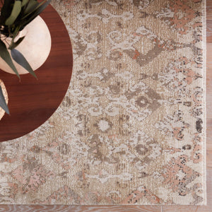 Jaipur Living Nikki Chu Sanaa Ikat Runner Rug Distressed African Motif Fringe Hallway Accent Tan 2'6"X8' RUG151381