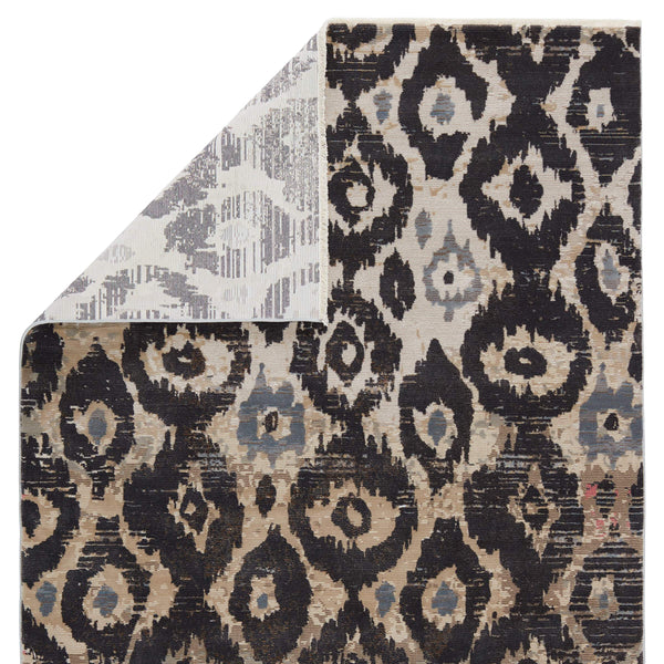 Jaipur Living Nikki Chu Sanaa Distressed Ikat Runner Rug Bohemian Fringe Trim Hallway Accent 7'10" x 11'1" RUG151387