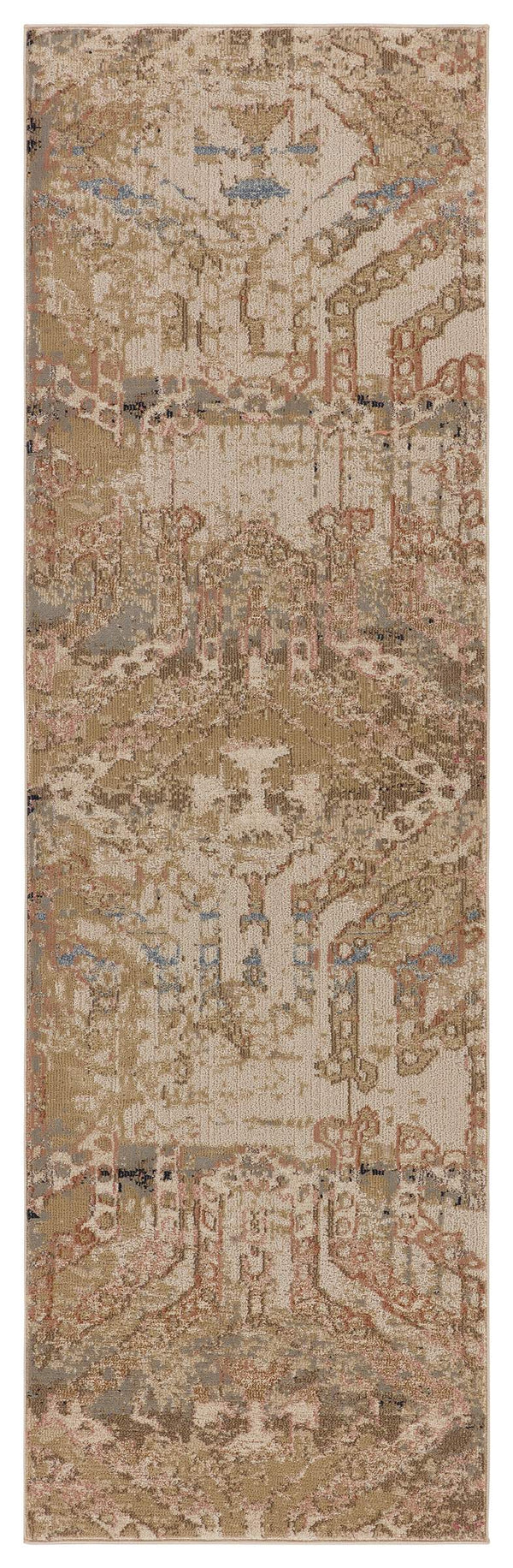 Jaipur Living Nikki Chu Sanaa Tribal Medallion Runner Rug Fringe Trim Polypropylene Hallway Accent RUG151396
