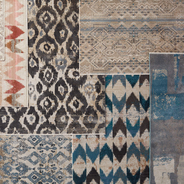 Jaipur Living Nikki Chu Sanaa Chevron Runner Rug Distressed African Fringe Hallway Accent Blue 2'6"X8' RUG151406