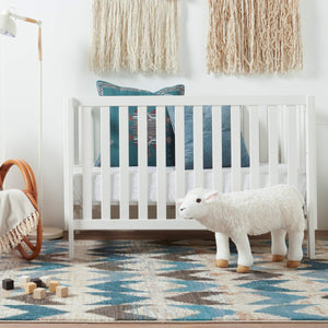 Jaipur Living Nikki Chu Sanaa Chevron Runner Rug Distressed African Fringe Hallway Accent Blue 2'6"X8' RUG151406