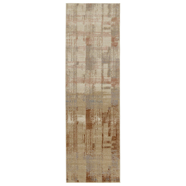 Jaipur Living Nikki Chu Jaipur Sanaa Abstract Runner Rug Bohemian Fringe Polypropylene Hallway Accent 2'6"X8' RUG151416